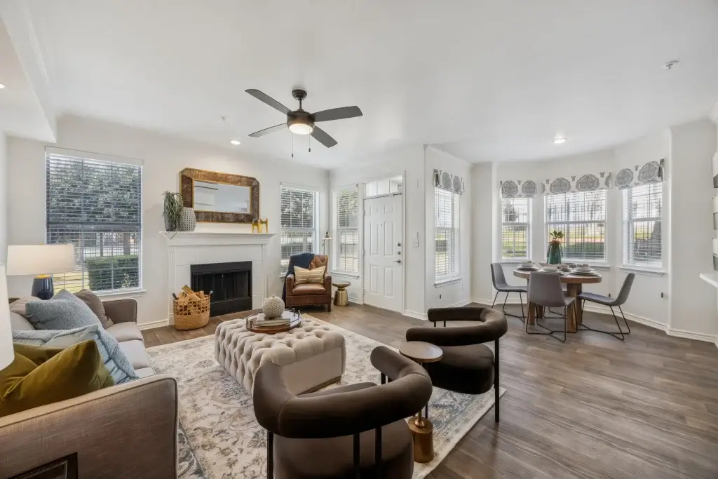 mcdermott place living room dining